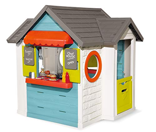 Smoby-Chef-House-Maison-de-Jardin-810403-Bleu-0