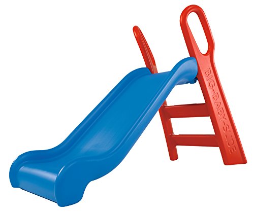 BIG-Spielwarenfabrik-800056704-Bas-de-Jeu-pour-bb-118-cm-de-Long-certifi-TV-Utilisation--la-Maison-Toboggan-RougeBleu-pour-lintrieur-et-lextrieur-134-x-60-x-92-cm-0