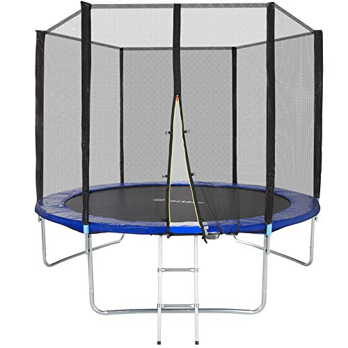 TecTake-Trampoline-de-Jardin-Extrieur-chelle-Filet-de-Scurit-Set-Enfants-Adultes-TV-Rheinland-GS-Certification-Diverses-Tailles--305-cm-0