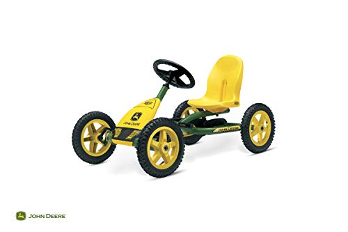 BERG-Karting-Buddy-John-Deere-Kart--Pdales-Go-Kart-Sige-Rglable-Roues-Gonflables-Kart--pdales-pour-Enfant-Vlo-et-vhicule-pour-Enfants-3-8-Ans-0