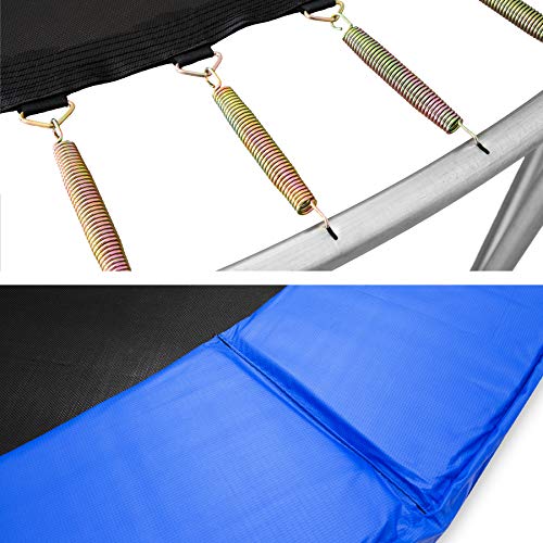 TecTake-Trampoline-de-Jardin-Extrieur-chelle-Filet-de-Scurit-Set-Enfants-Adultes-TV-Rheinland-GS-Certification-Diverses-Tailles--244-cm-0-0