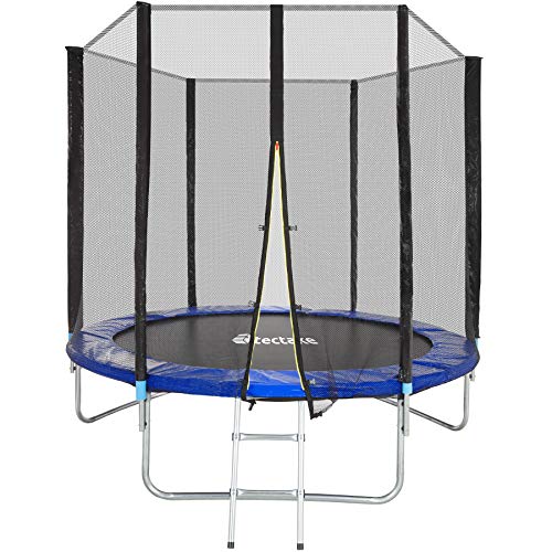 TecTake-Trampoline-de-Jardin-Extrieur-chelle-Filet-de-Scurit-Set-Enfants-Adultes-TV-Rheinland-GS-Certification-Diverses-Tailles--244-cm-0