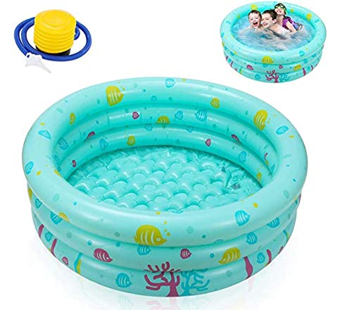 Ucradle-Piscine-Gonflable-Baignoire-Gonflable-Ronde-Piscine-Pataugeoire-Gonflable-pour-Enfants-Intrieur-et-Exterieur-0