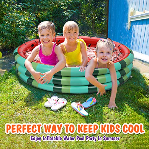 lenbest-Piscine-Gonflable-pour-Enfants-trs-Grande-Piscine-pour-bb-Summer-Watermelon-Kids-Swimming-Pools-to-Replace-Backyard-Pool-Gonflable-Water-Pool-for-Kids-Indoor-Outdoor-49x12-0-1