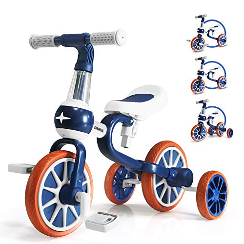 KORIMEFA-4-en-1-Vlo-Draisienne-volutif-pour-Enfants-2-4-Ans-Premier-Vlo-pour-Bbs-Filles-Garons-0