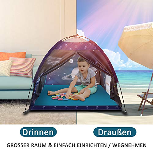 Exqline-Tente-de-Jeu-Enfant-Tente-Pop-up-Pliable-Portable-Maison-de-Jeu-Intrieur-et-Extrieur-Thme-de-la-Plante-Spatiale-Thtre-Jouent--la-Tente-Tente-de-Jardin-Camping-Cadeau-pour-Enfants-0-0