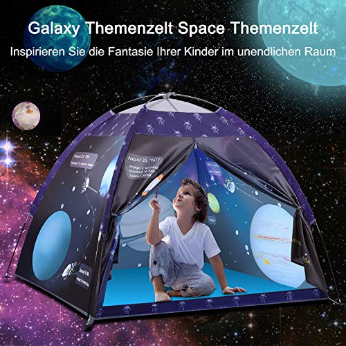 Exqline-Tente-de-Jeu-Enfant-Tente-Pop-up-Pliable-Portable-Maison-de-Jeu-Intrieur-et-Extrieur-Thme-de-la-Plante-Spatiale-Thtre-Jouent--la-Tente-Tente-de-Jardin-Camping-Cadeau-pour-Enfants-0-2
