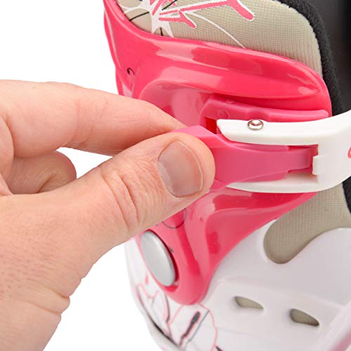 Osprey-Les-Beaux-Patins--Roulettes-Pour-Fille-Dbutante-Le-Roller-Enfants-Quad-4-Roues-Idal-avec-Taille-Ajustable-Fixations-Matelasses-Sr-Rapide-et-Confortables-Couleur-Violet-Rose-Dispo-0-0