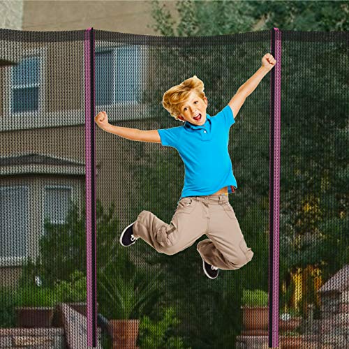 NONMON-Filet-de-Scurit-Remplacement-pour-Trampoline-de-Jardin-ExtrieurTour--244-305-366-397-430-cmFilet-de-Rechange-Rsistant-aux-UV-avec-ZipEnveloppe-de-Protection-des-Rebords-de-Trampoline-0-0