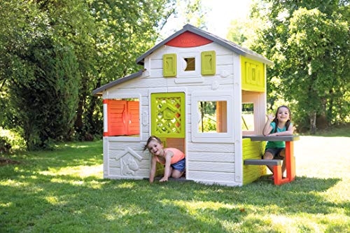 Smoby-Maison-Neo-Friends-House-Cabane-de-Jardin-Enfant-Personnalisable-avec-Accessoires-Smoby-Sonnette-Incluse-810203-0-2