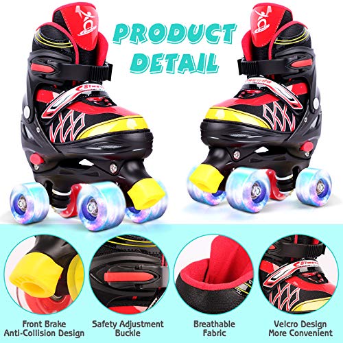 Colmanda-Patins--roulettes-Enfant-Patins--roulettes-Garon-Enfant-Reglable-Patins--roulettes-Roller-Rglable-Roues-0-0