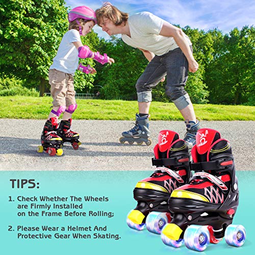 Colmanda-Patins--roulettes-Enfant-Patins--roulettes-Garon-Enfant-Reglable-Patins--roulettes-Roller-Rglable-Roues-0-1