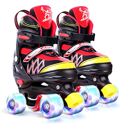 Colmanda-Patins--roulettes-Enfant-Patins--roulettes-Garon-Enfant-Reglable-Patins--roulettes-Roller-Rglable-Roues-0