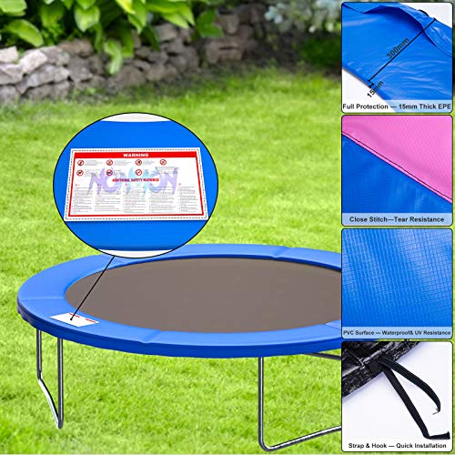 NONMON-Coussin-de-Scurit-Remplacement-pour-Trampoline244-305-366-397-427cm-Housse-de-Protection-Rsistant-aux-Rayons-UV-et-Anti-DchirureRechange-Couverture-de-Ressorts-de-Trampoline-Jardin-0-1
