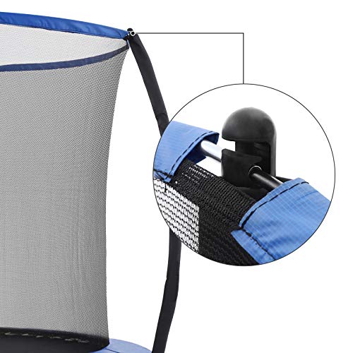 SONGMICS-Trampoline-extrieur-quipement-Jardin-avec-chelle-Filet-de-Protection-Poteaux-recouverts-Scurit-teste-par-TV-Rheinland-0-2