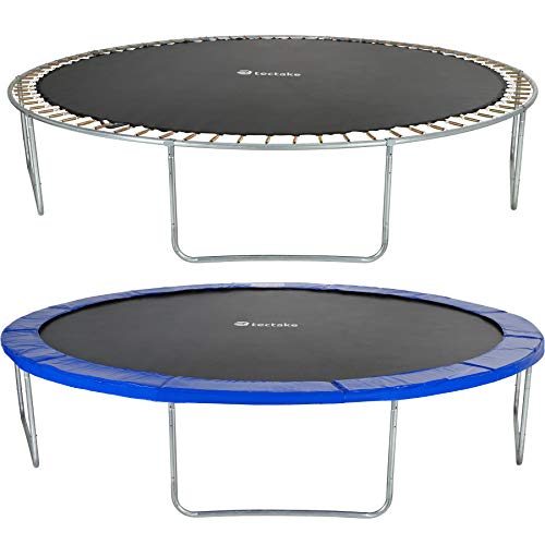 TecTake-Trampoline-de-Jardin-Extrieur-chelle-Filet-de-Scurit-Set-Enfants-Adultes-TV-Rheinland-GS-Certification-Diverses-Tailles--457-cm-0-0