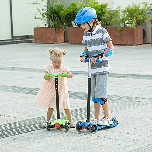 WeSkate-Trottinette-Enfants--3-Roues-pour-Filles-et-Garons-de-3--12-Ans-Trottinettes-Classiques-pour-Enfants--Hauteur-rglable-Roues-en-PU-Clignotantes--LED-0-0