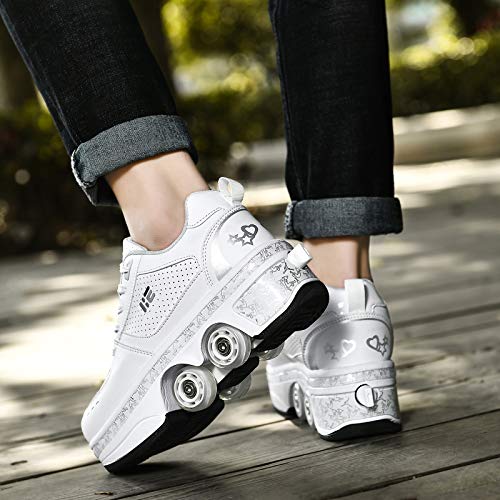 Chaussures--roulettes-Sneakers-Roller-Chaussures-De-Skateboard-Baskets-avec-Roues-Sport-Gymnastique-Mode-pour-Garons-Et-Filles-Enfants-0