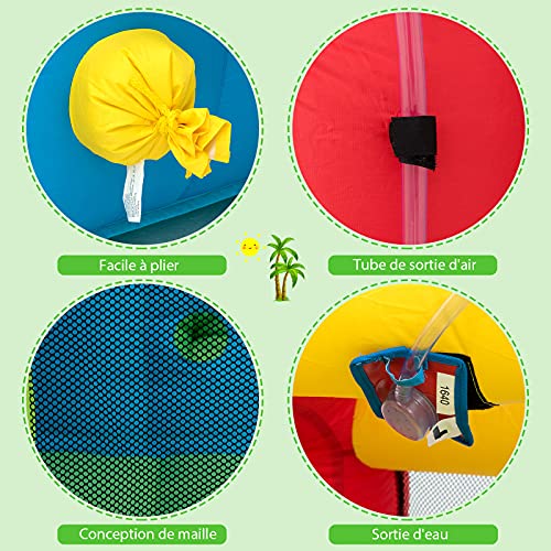 GOPLUS-Chteau-Gonflable-en-Tissu-dOxford-Impermable-et-Durable-avec-Toboggan-et-Mur-dEscaladeAire-de-Jeux-Gonflable-avec-Divertissements-Multiples-pour-Enfants-3--10-AnsPompe-Air-Non-Incluse-0-2