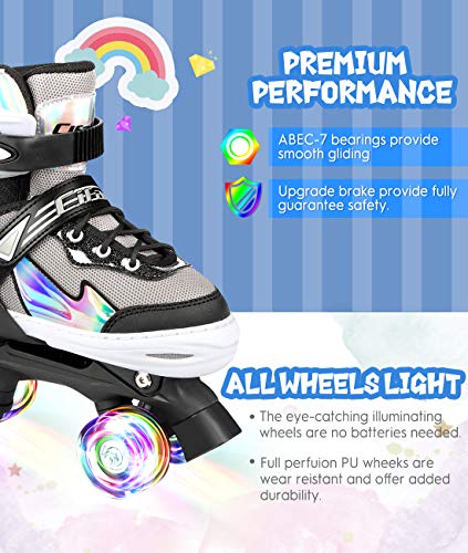 AILUKI-Patins--roulettes-pour-enfants-Patins--roulettes-pour-dbutants-Taille-rglable-taille-31-38-Confortables-et-respirants-Pour-filles-garons-adolescents-Taille-M-0-1