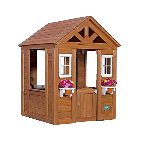 Backyard-Discovery-Maison-Enfant-en-Bois-Maison-de-Jeux-pour-lextrieur-Jardin-Maisonnette-Cabane-de-Jeu-avec-Cuisine-et-Accessoires-0