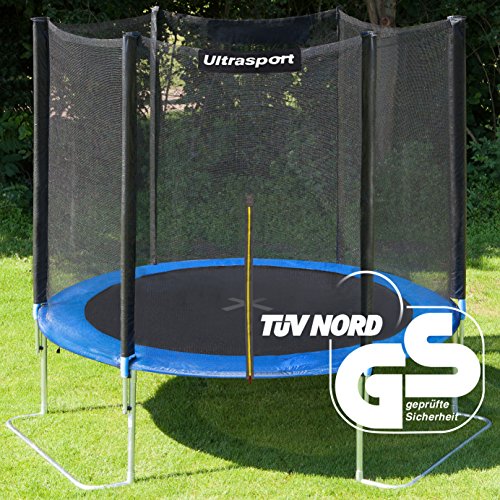 Ultrasport-Outdoor-Trampoline-de-Jardin-Jumper-Set-pour-Trampoline-avec-Tapis-de-saut-Filet-de-scurit-Barres-du-filet-Rembourres-et-Revtement-pour-les-Bords-0-0