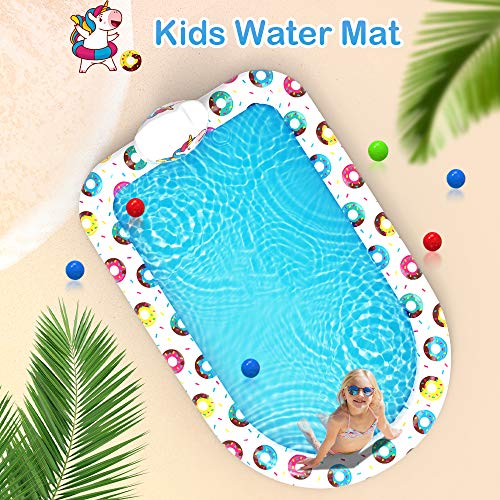 VATOS-Pataugeoire-Gonflable-avec-Arrosage-Tapis-De-Pulvrisation-Dclaboussure-67-x-45-Piscine-Gonflable-Darrosage-Tapis-de-Jardin-Dt-de-Extrieur-Party-pour-Enfant-3-4-5-Garons-Filles-0-2
