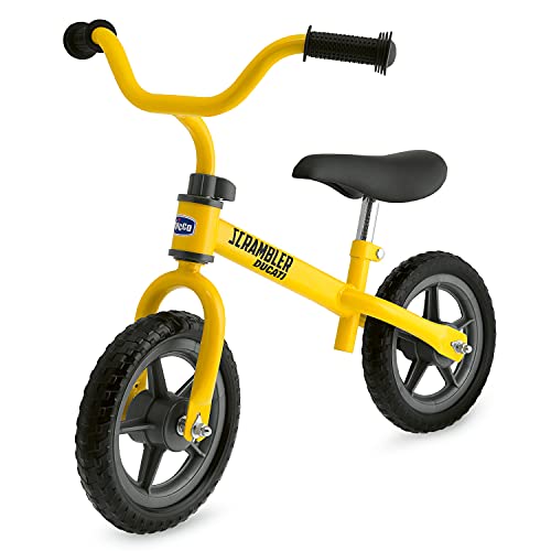Chicco-Ducati-Scrambler-Draisienne-pour-Bbs-et-Enfants-Vlo-Sans-Pdales-Sige-et-Guidon-Rglables-Maximum-25-Kg-Jouets-pour-Enfants-de-2--5-ans-Jaune-0