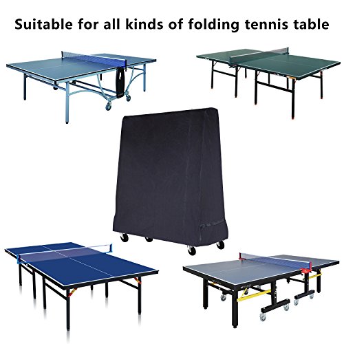 Mutsitaz-Table-de-Tennis-de-Table-Housse-Impermable-Couverture-pour-Table-de-ping-Pong-165-x-70-x-185-cm-Noir-0-2