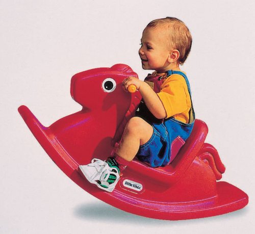 Little-Tikes-Cheval--bascule--Jouet-Classique-dintrieur-et-de-plein-air--Cheval--bascule-rsistant-et-divertissant--Encourage-le-jeu--Pour-les-petits-gs-de-12-Mois--3-ans-Rouge-0-0