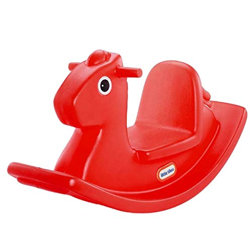 Little-Tikes-Cheval--bascule--Jouet-Classique-dintrieur-et-de-plein-air--Cheval--bascule-rsistant-et-divertissant--Encourage-le-jeu--Pour-les-petits-gs-de-12-Mois--3-ans-Rouge-0