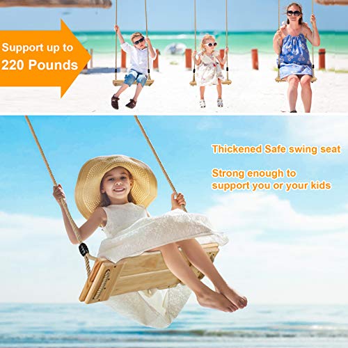 Balanoire-Enfants-Adulte-Agres-Sige-Suspendu-Swing-Outdoor-Arbre-Bois-Jeux-Portique-Toboggan-Extrieur-Intrieur-0-0