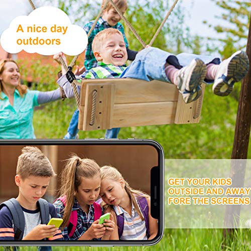Balanoire-Enfants-Adulte-Agres-Sige-Suspendu-Swing-Outdoor-Arbre-Bois-Jeux-Portique-Toboggan-Extrieur-Intrieur-0-1