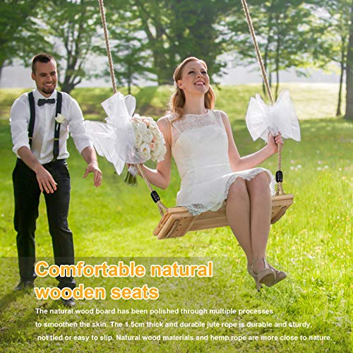 Balanoire-Enfants-Adulte-Agres-Sige-Suspendu-Swing-Outdoor-Arbre-Bois-Jeux-Portique-Toboggan-Extrieur-Intrieur-0-2