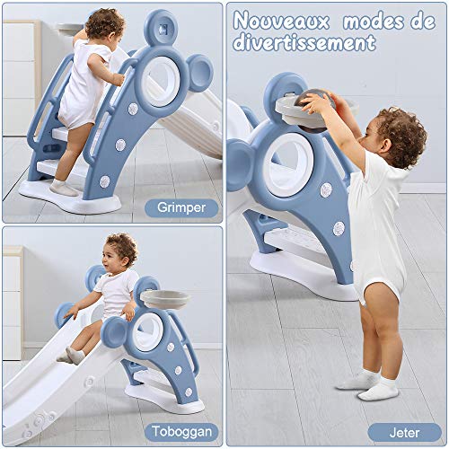 Dripex-Parc-Bb-Barrire-de-Scurit-Portail-Parc-Parc-Bb-en-Plastique-Ecologiques-Parc-Bb-Pliable-avec-Panneau-de-Jeu-et-Porte-Verrouillable-14-Panneaux-0-1