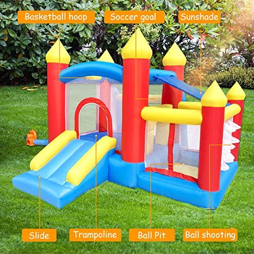 Ballsea-Chteau-gonflable-avec-sche-cheveux-cousu-dans-un-matriau-trs-pais-et-durable-convient-pour-les-enfants-de-3--8-ans-Bouncy-Castle-Bounce-House-312--272--200-cm-0-0