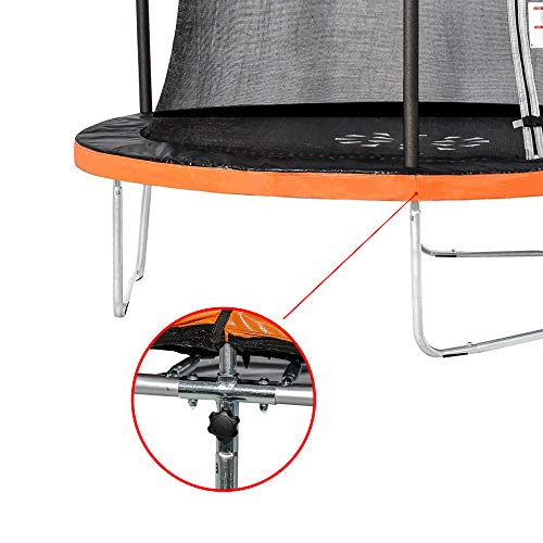 GREADEN-Trampoline-de-Jardin-Rond-Orange-430-avec-Filet-Coussin-de-Protection-chelleKit-dancrageHousse-Jeux-extrieur-Normes-EUScuris-0-2