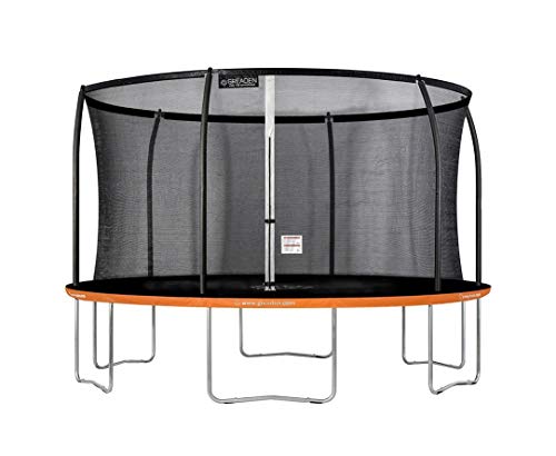GREADEN-Trampoline-de-Jardin-Rond-Orange-430-avec-Filet-Coussin-de-Protection-chelleKit-dancrageHousse-Jeux-extrieur-Normes-EUScuris-0
