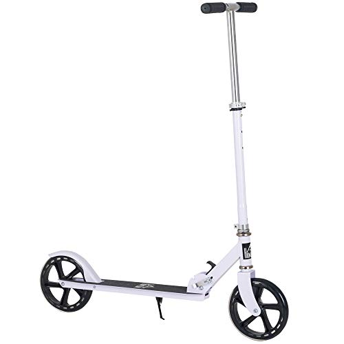HOMCOM-Trottinette-Pliable-Hauteur-Guidon-rglable-sur-4-Niveaux-systme-de-freinage-arrire-dim-88L-x-37l-x-75-100H-cm-0