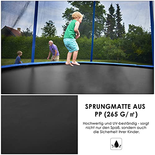 Trampoline--366305244-cm-Trampoline-dExtrieur-Enfant-avec-Certifi-TV-GS-Trampoline-de-Jardin-avec-Filet-de-Scurit-chelle-Coussin-de-Protection-et-Accessoires-pour-lintrieur-et-ljardin-etc-0-1