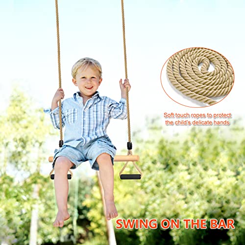 Trapze-Balanoire-Bois-Multifonction-pour-Enfants-Balanoire-Rglable-avec-Poigne-Dponge-Douce-Intrieur-Trapeze-Balancoire-pour-Enfants-Jeux-Jardin-Extrieur-jusqu-100-kg-0-1