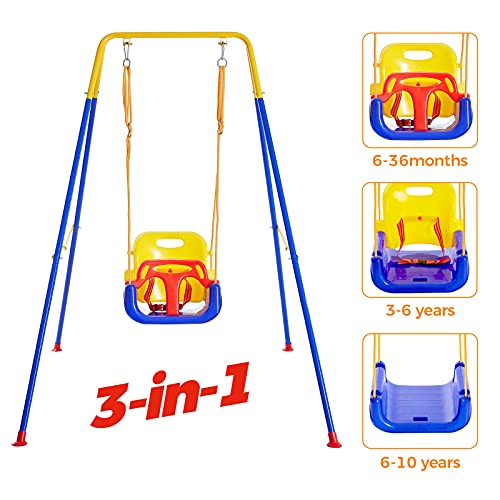 Funlio-3-en-1-balanoires-pour-enfants-4-sandbags-balanoire-pour-tout-petit-robuste-pour-arrire-balanoire--lintrieurextrieure-pliante-stand-mtal-instruction-claire-facile--assembler-0-0