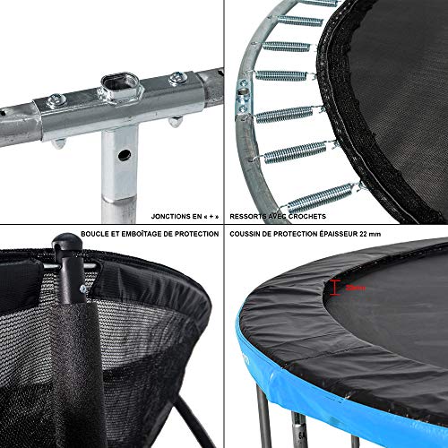 GREADEN-Trampoline-de-Jardin-Certifi-TV-GS-Trampoline-Rond-Fitness-Extrieur--250-305-360-430cm-Kit-Complet-avec-Filet-de-Scurit-chelle-pour-Enfants-0-0