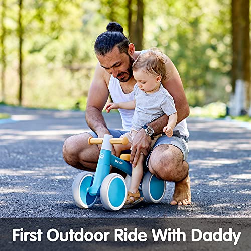 LOL-FUN-Draisienne-Bb-1-anVlo-Dquilibre-avec-4-Roues-pour-Garon-et-Fille-Premier-Cadeau-pour-Enfant-12-18-Mois-0-0