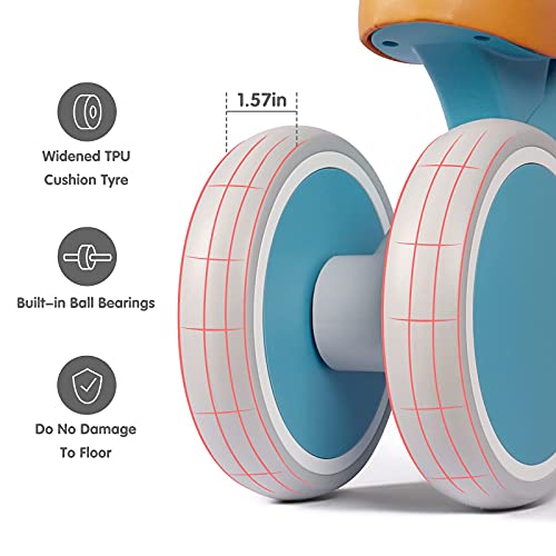 LOL-FUN-Draisienne-Bb-1-anVlo-Dquilibre-avec-4-Roues-pour-Garon-et-Fille-Premier-Cadeau-pour-Enfant-12-18-Mois-0-2