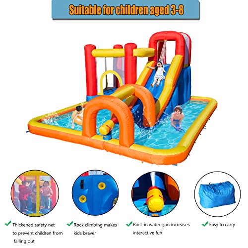 Baralir-Chteau-Gonflable-avec-Ventilateur-Toboggan-SecAquatique-Chteau-Aquatique-GonflableParc-Aquatique-400x320x200-cm-Chteau-Gonflable-intrieurextrieur-pour-Enfants-de-3--10-Ans-0-2