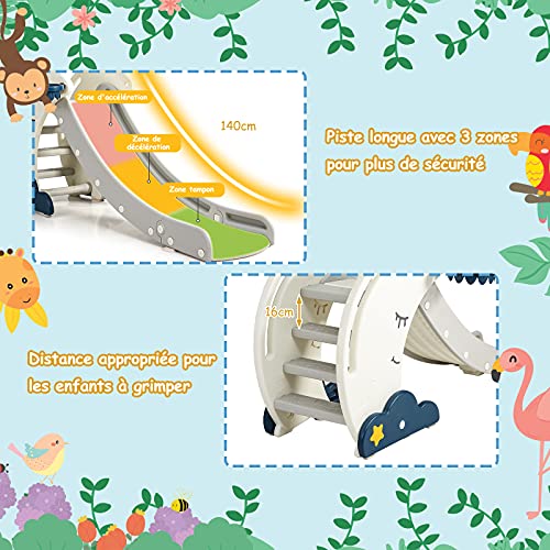 Costway-Toboggan-pour-Enfants-Pliable-3-en-1-avec-Panier-de-Basket-Ball-et-Escalade-Toboggan-Stable-et-Sr-pour-MaternelleJardin-Aire-de-Jeux-Jeu-dExtrieur-et--lIntrieur-Blanc-et-Bleu-0-1