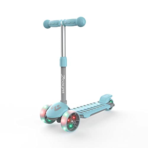 wheoZ-Trottinette-Enfant-3-Roues-Allumer-pour-Dbutants-Trotinette-3-8-Ans-Garon-et-Fille-Cadeau-Roues-Lumineuses-et-Guidon-Rglable-sur-3-Niveaux-Lgre-Charge-Maximale-50-KG-0