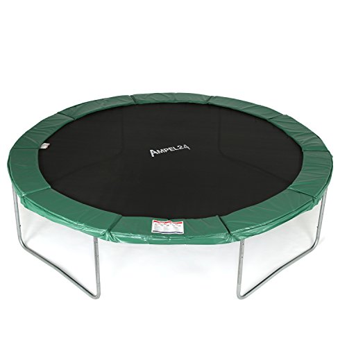 Ampel-24-Trampoline-Complet-Bleu-ou-Vert-Trampoline-de-Jardin-avec-Filet-de-scurit-renforc-0-0