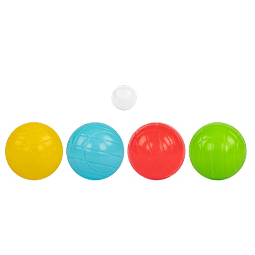 Idena-40409-8-colores-Boule-de-Cible-et-Panier-de-Transport-dadresse-pour-Enfants-et-Adultes-Jeu-de-Sport-en-Plein-air-idal-pour-lt-Le-Jardin-ou-Le-Parc-Multicolore-0-1